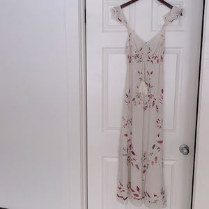 Anthropologie slightly off white dress